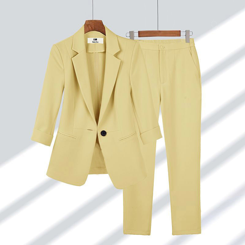 Tailleur Donna Suit con Blazer e Pantalone Dritto