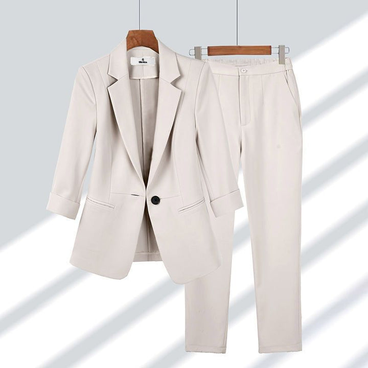 Tailleur Donna Suit con Blazer e Pantalone Dritto