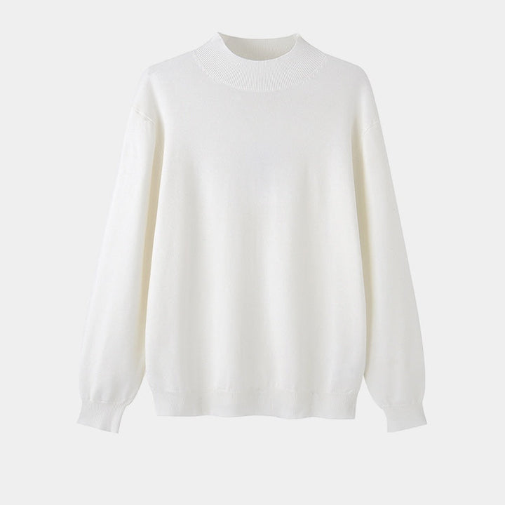 Maglione Uomo Mezza Dolcevita Slim Fit in Cotone