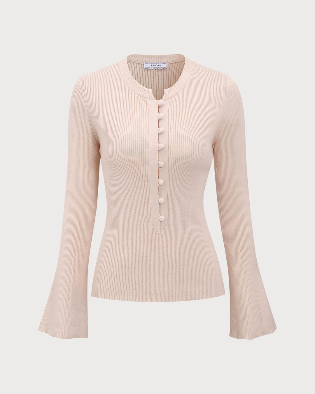 T shirt raffinata donna maniche svasate