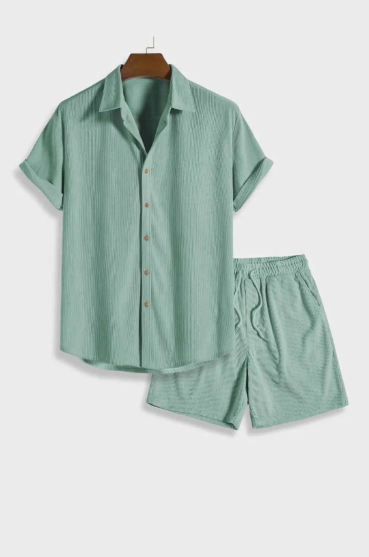 Set uomo estivo camicia pantaloncini
