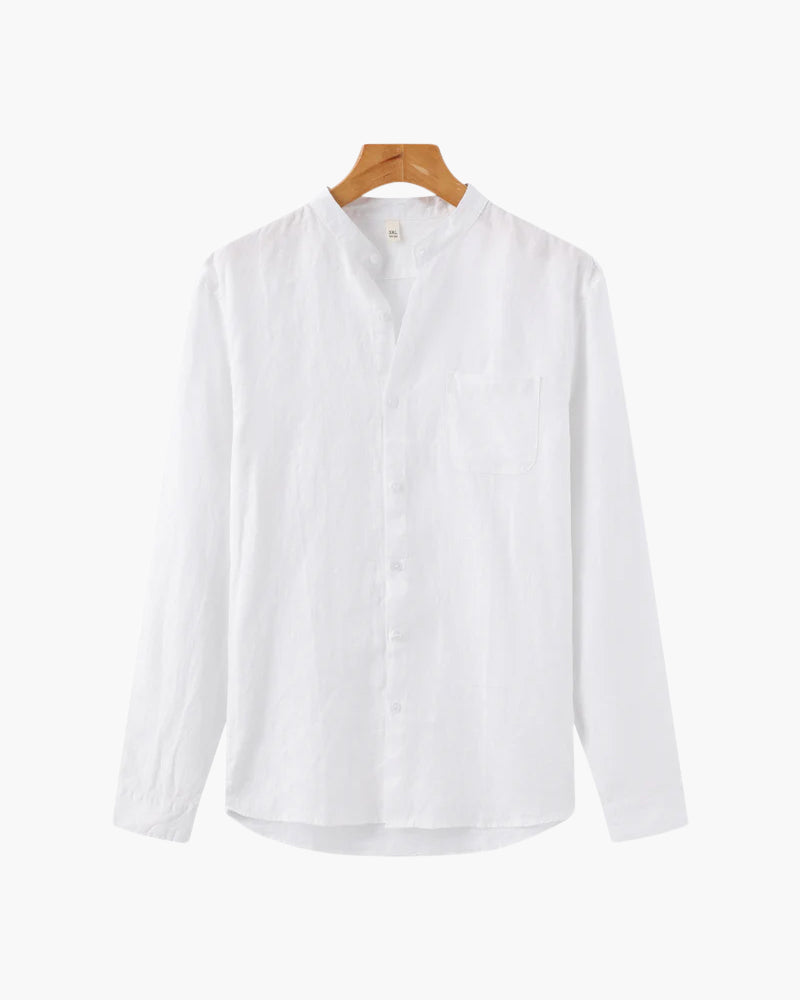 Camicia in Lino Uomo 100% Lino Vestibilità Oversize