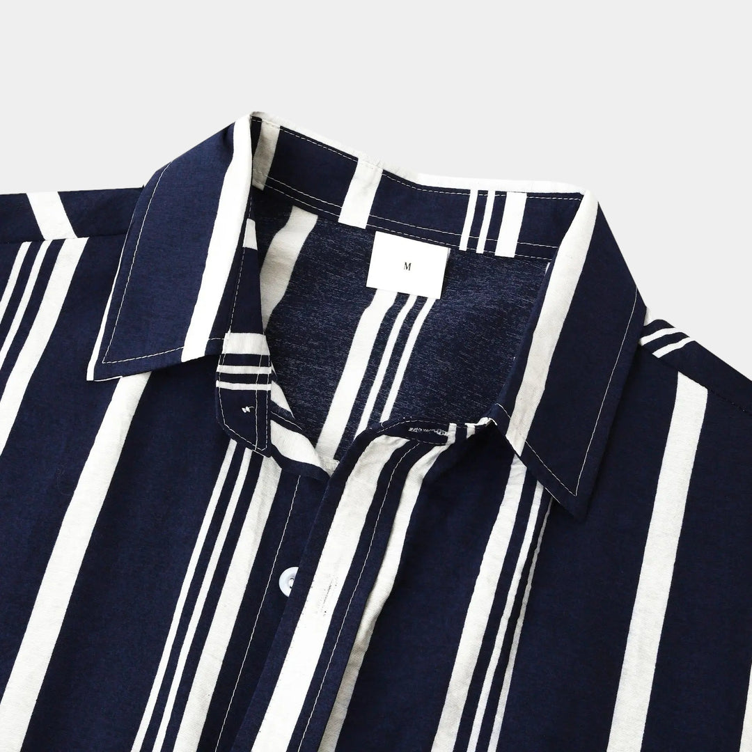 Camicia uomo a righe elegante