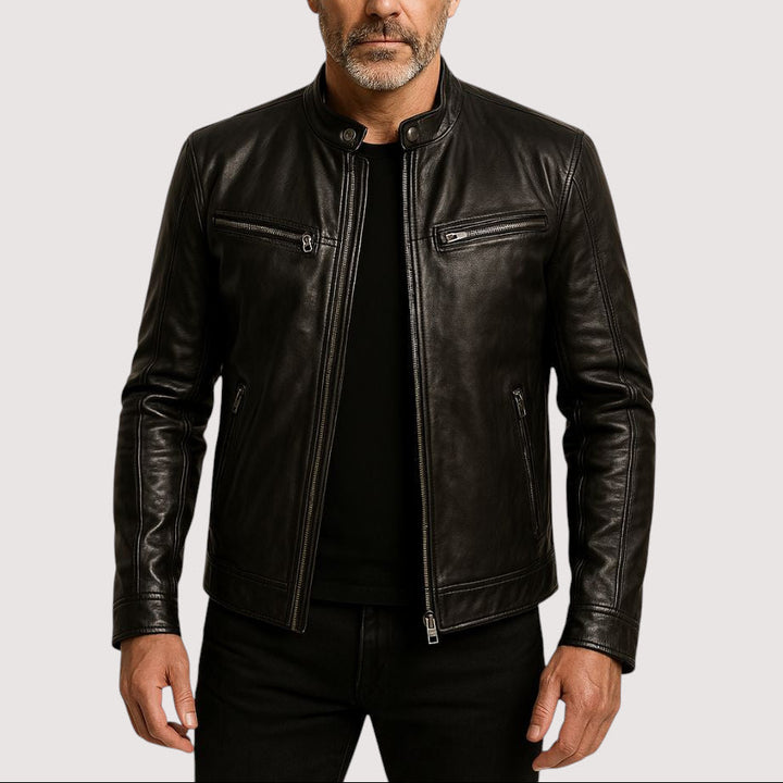 Vincero. Giacca da uomo in pelle – Eleganza raffinata, comfort quotidiano