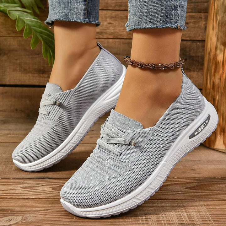 Leggere Sneakers Donna Mesh Traspirante Allacciate Comfort