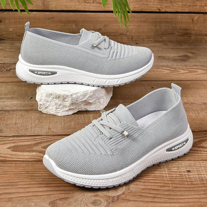 Leggere Sneakers Donna Mesh Traspirante Allacciate Comfort