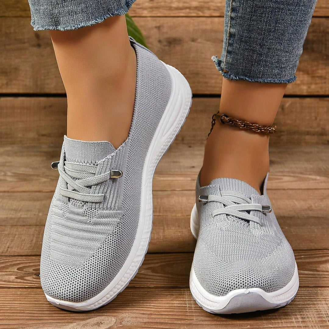 Leggere Sneakers Donna Mesh Traspirante Allacciate Comfort