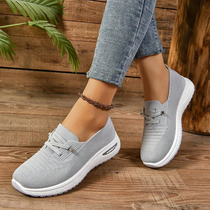 Leggere Sneakers Donna Mesh Traspirante Allacciate Comfort