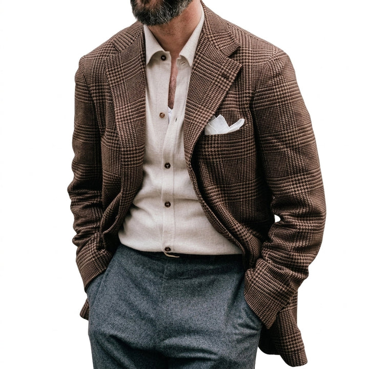 Blazer Uomo Monopetto con Revers Classico