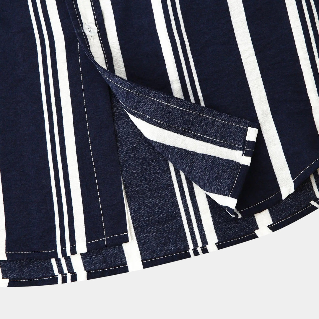 Camicia uomo a righe elegante