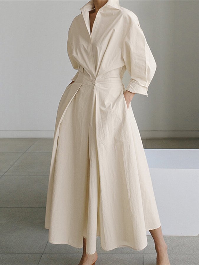 Elegante Abito Maxi Donna Lungo Fluente