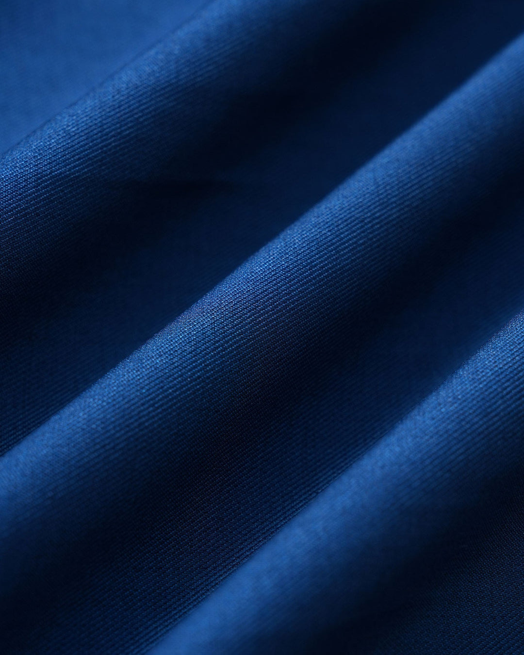 Abito midi donna plissettato con bottoni blu