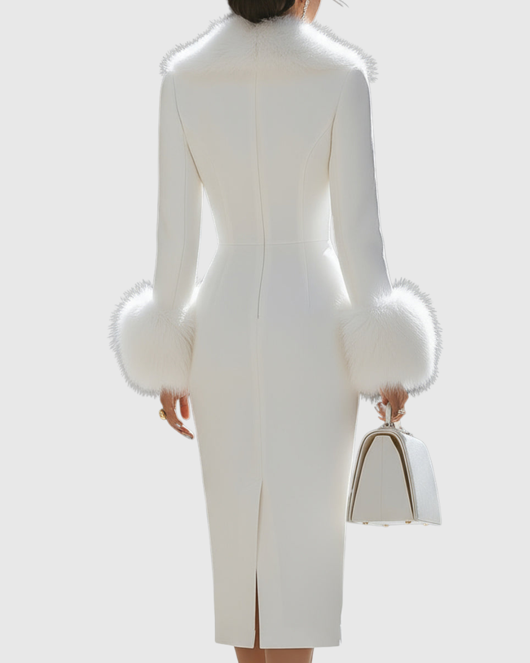 Ailith | Abito midi con bordi rifiniti