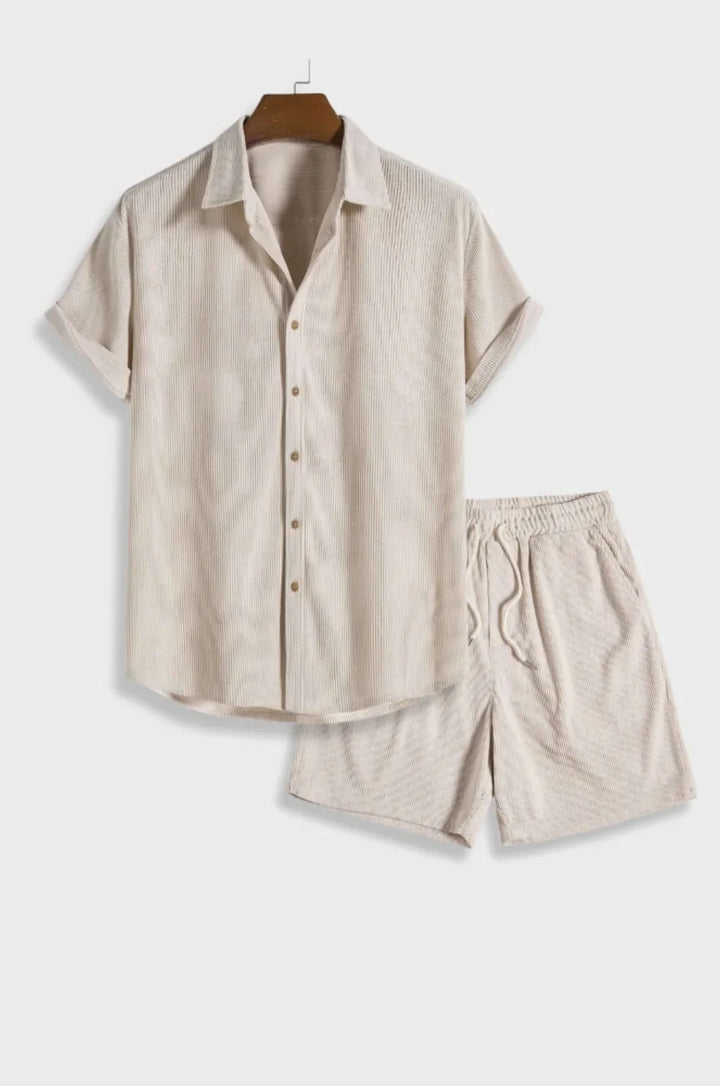 Set uomo estivo camicia pantaloncini