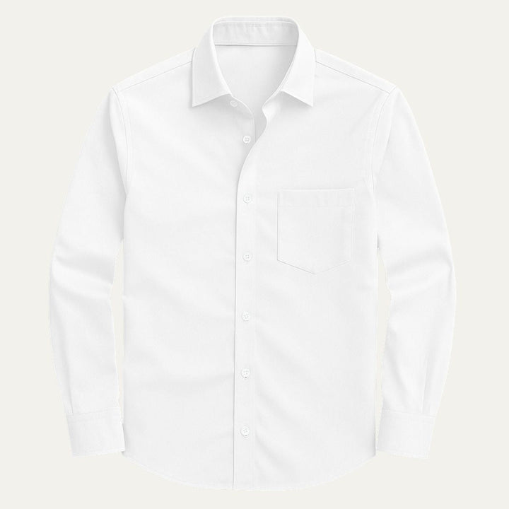 Camicia uomo formale slim fit lucida