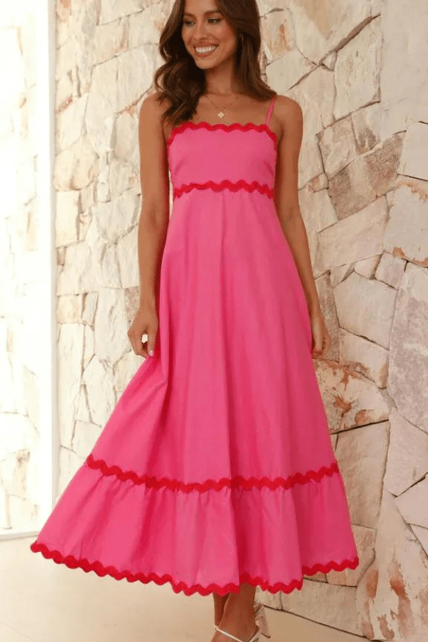 Elegante Abito Lungo Amillia Donna Glamour Raffinato