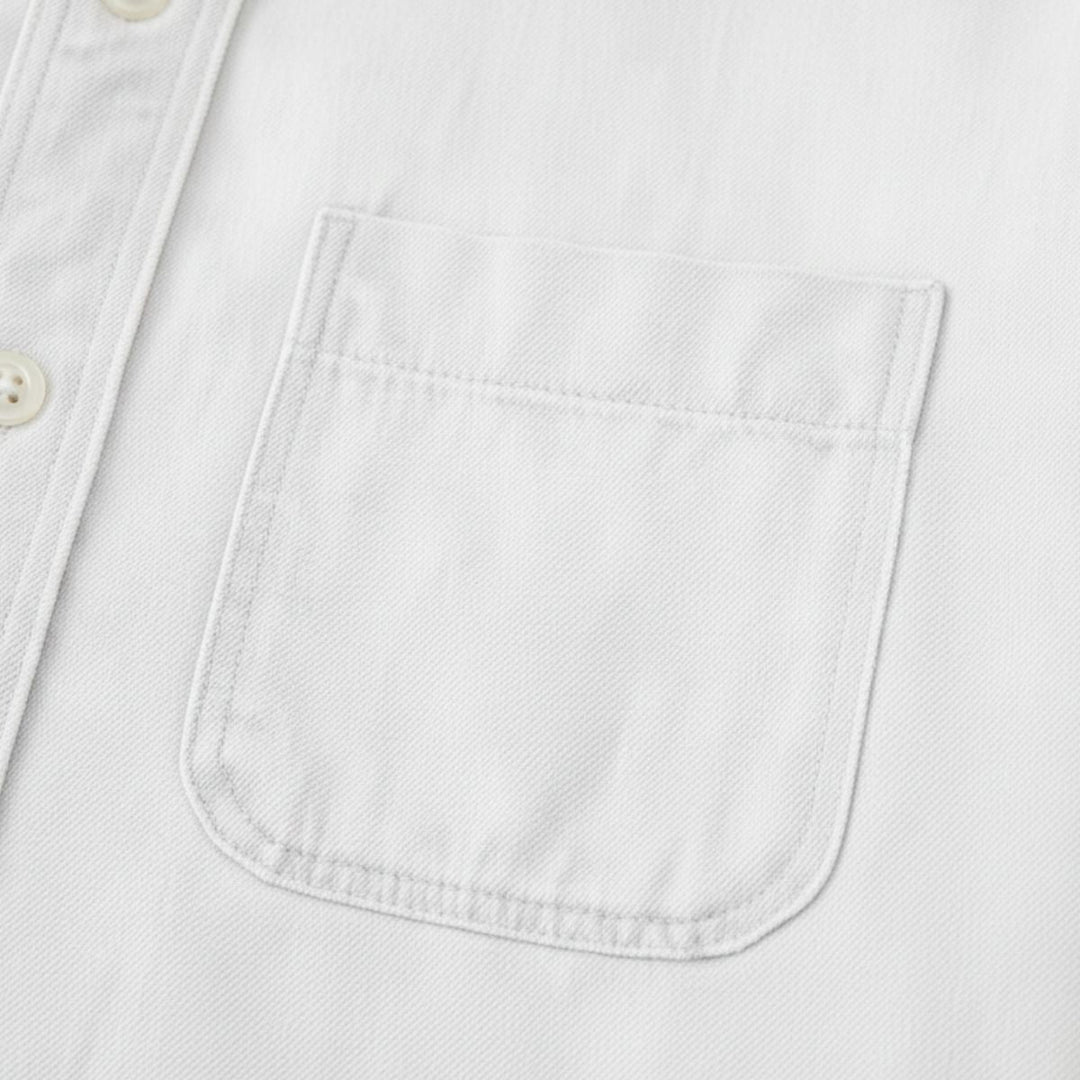 Camicia uomo jeans cotone stile casual