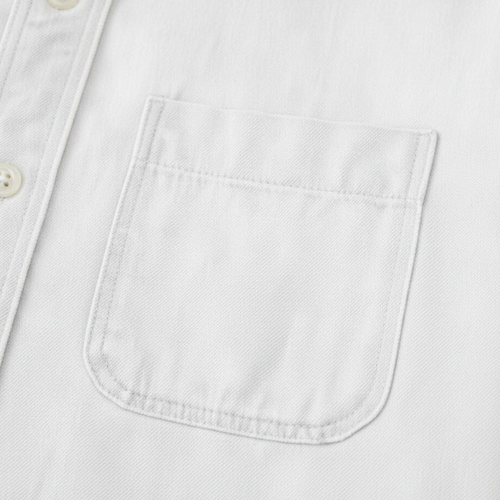 Camicia uomo jeans cotone stile casual