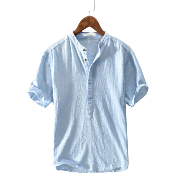 Andrea – Camicia popover camicia uomo manica corta