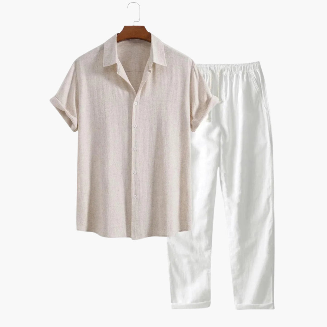 Set uomo estivo camicia pantaloni