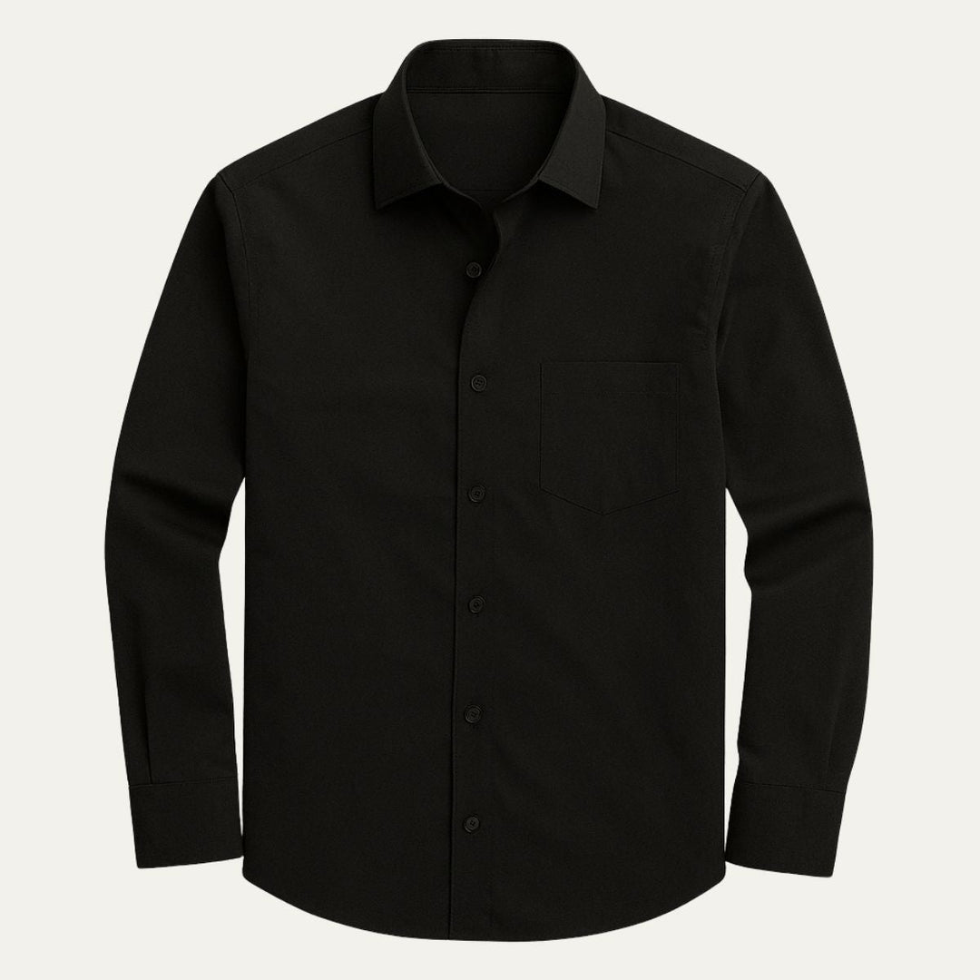 Camicia uomo formale slim fit lucida