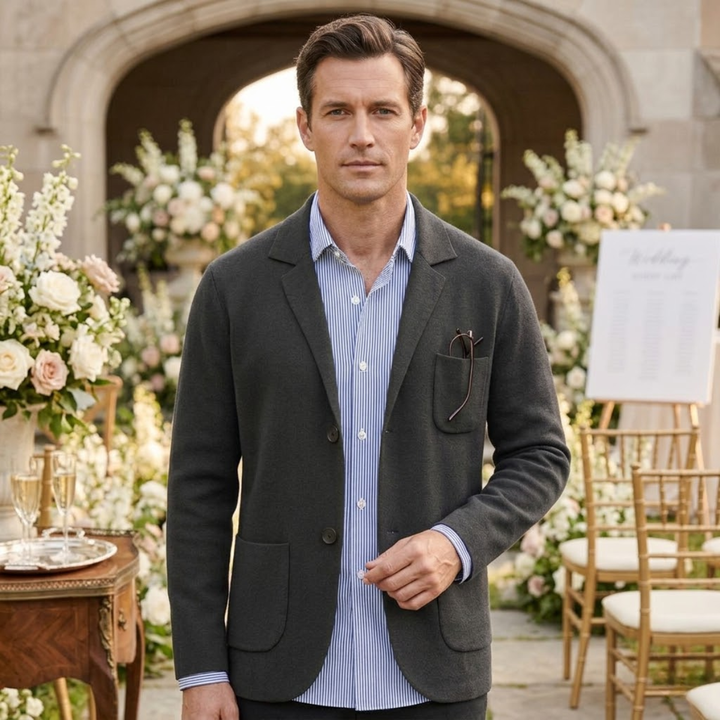 Blazer Uomo in Cotone Estivo per Matrimonio