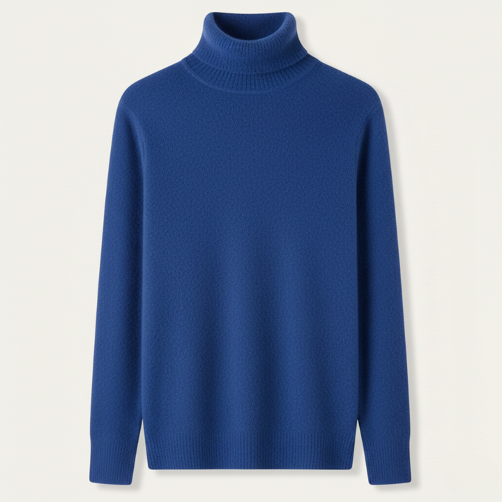 Maglione Uomo Girocollo Dolcevita Morbido Vestibilità Relaxed