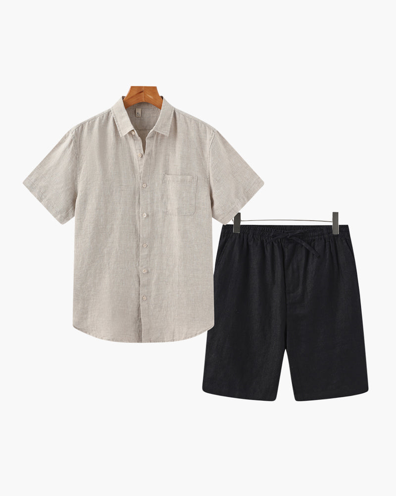 Pantaloncini estivi in lino Old Money