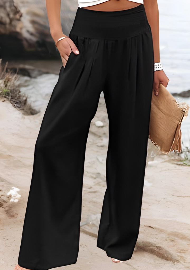 Pantaloni donna estivi eleganti larghi