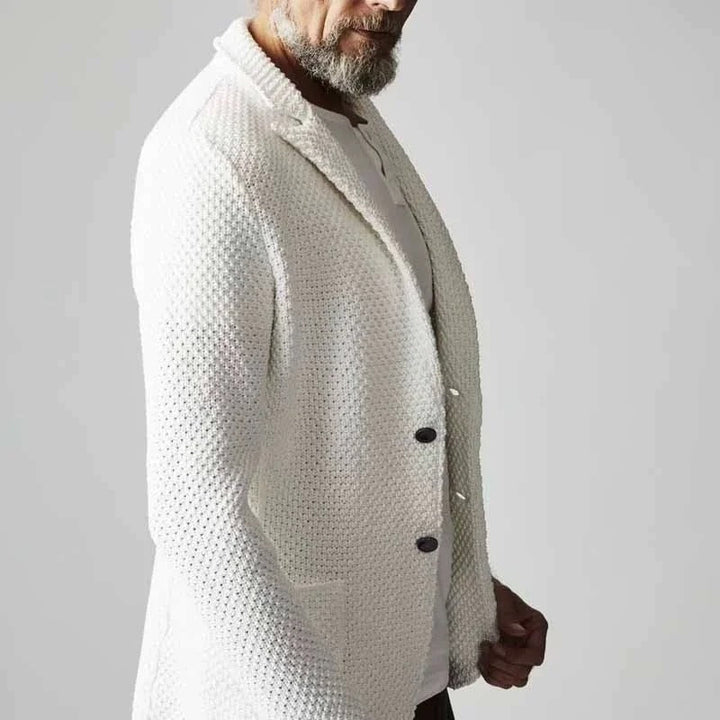 Blazer Uomo Sartoriale in Cotone e Poliestere