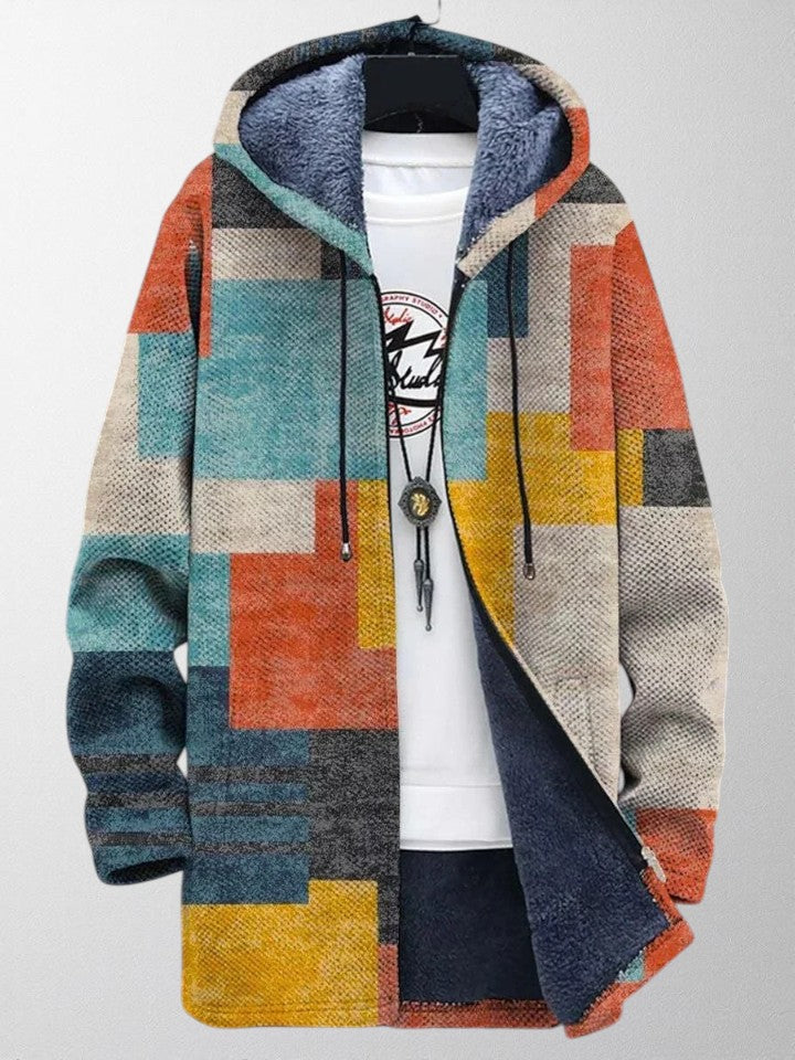 Olivia – Cardigan con Dichiarazione Artistica e Stampa Unica