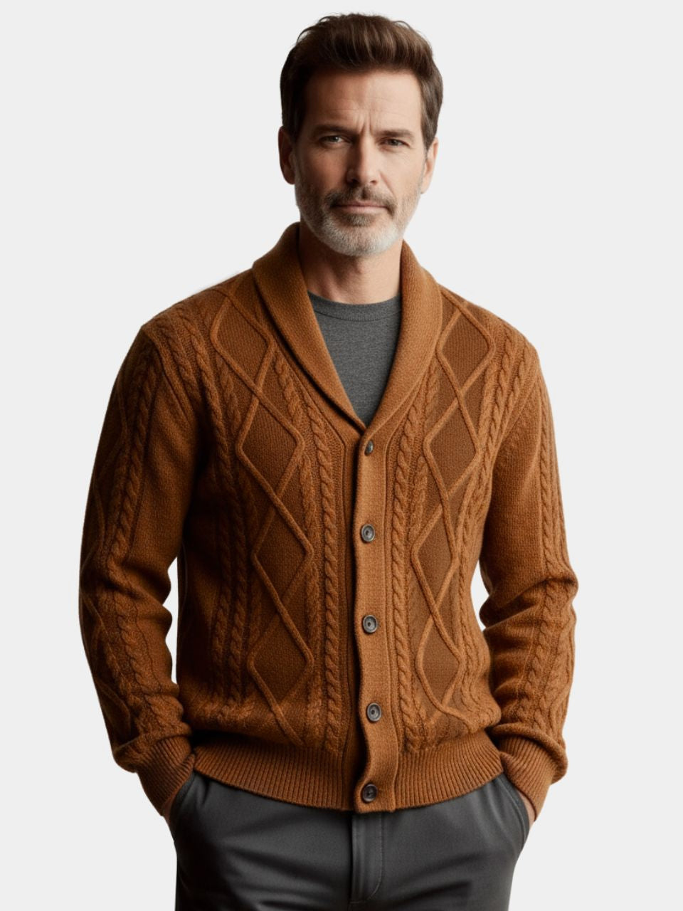 Cardigan minimalista