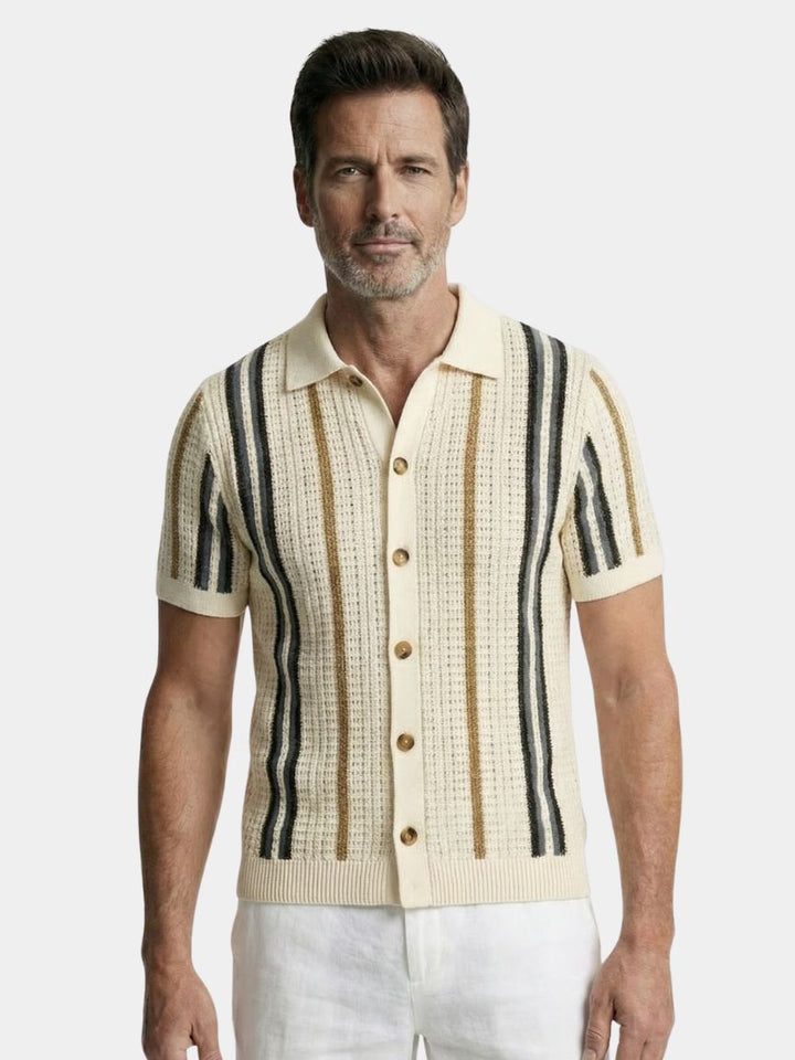Polo Uomo Sunset Groove Vestibilità Sartoriale Premium