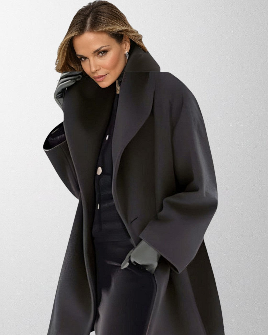 Olivia - Elegante cappotto in lana per autunno e inverno