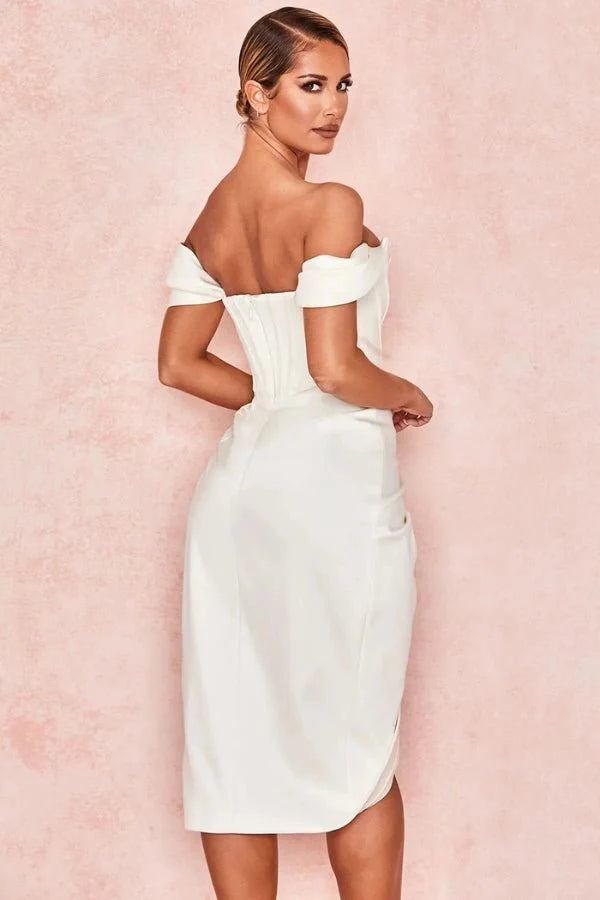 Elegante Abito Midi Lexana Donna Raffinato