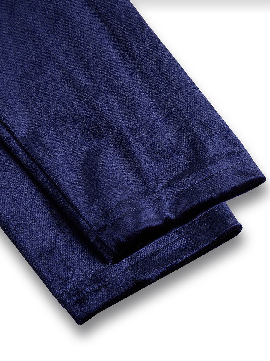 Sibella | Abito midi a maniche lunghe blu navy