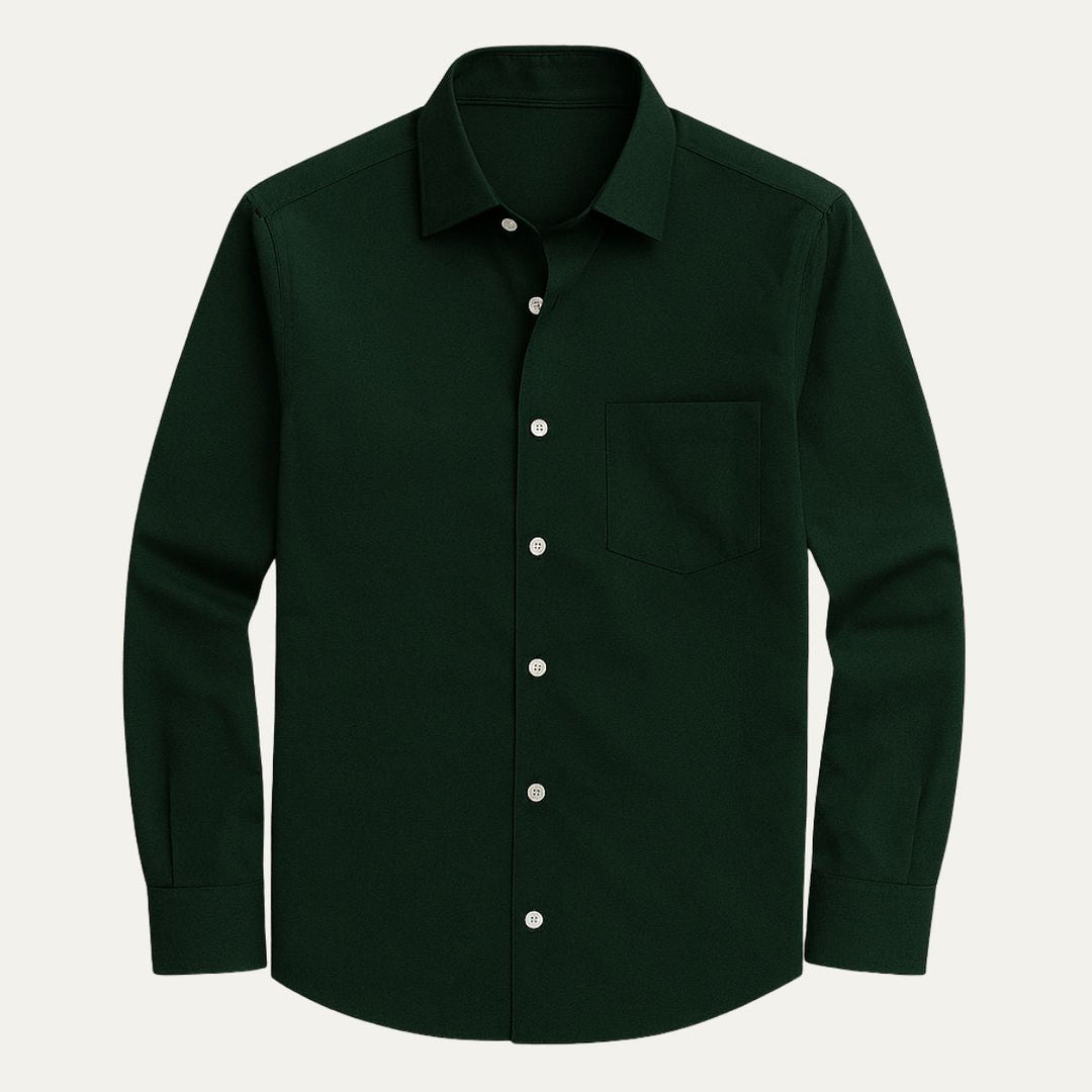 Camicia uomo formale slim fit lucida