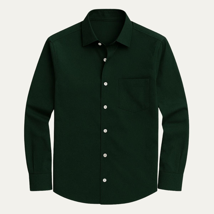 Camicia uomo formale slim fit lucida