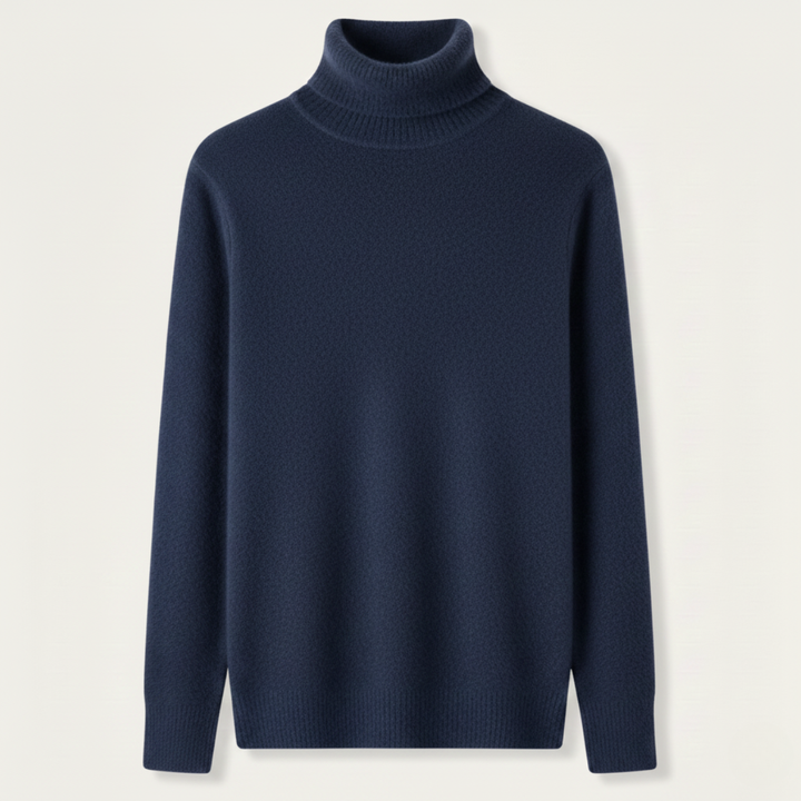 Maglione Uomo Girocollo Dolcevita Morbido Vestibilità Relaxed