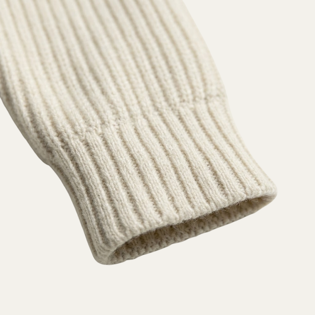 Maglione Dolcevita Uomo a Trecce Vestibilità Relaxed