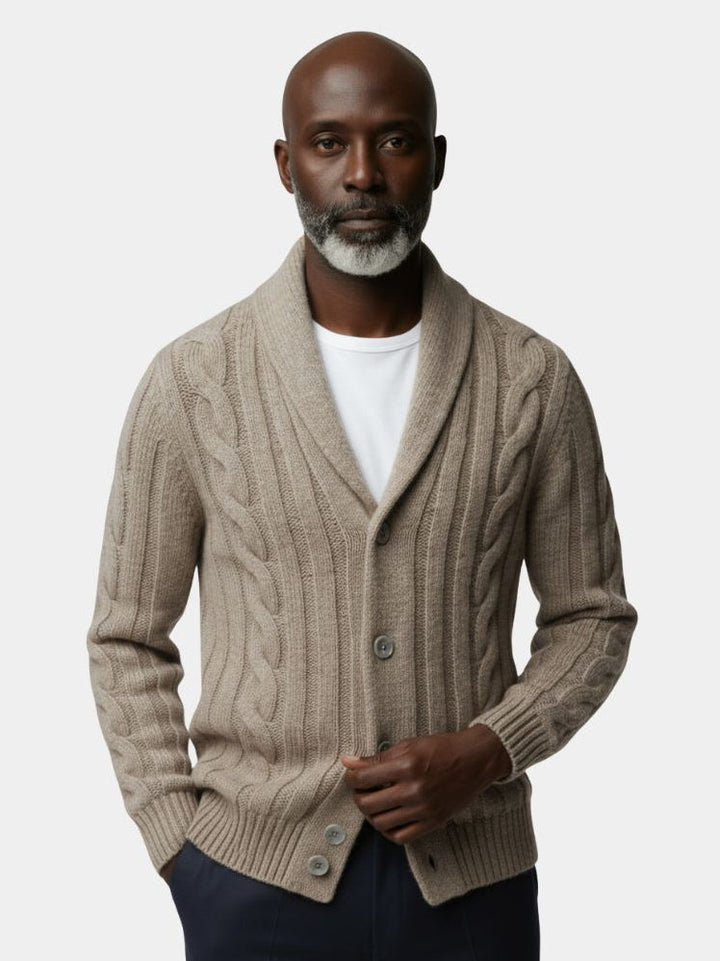 Cardigan da uomo in maglia