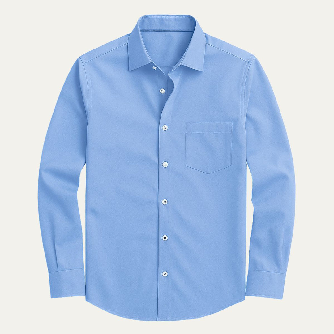 Camicia uomo formale slim fit lucida