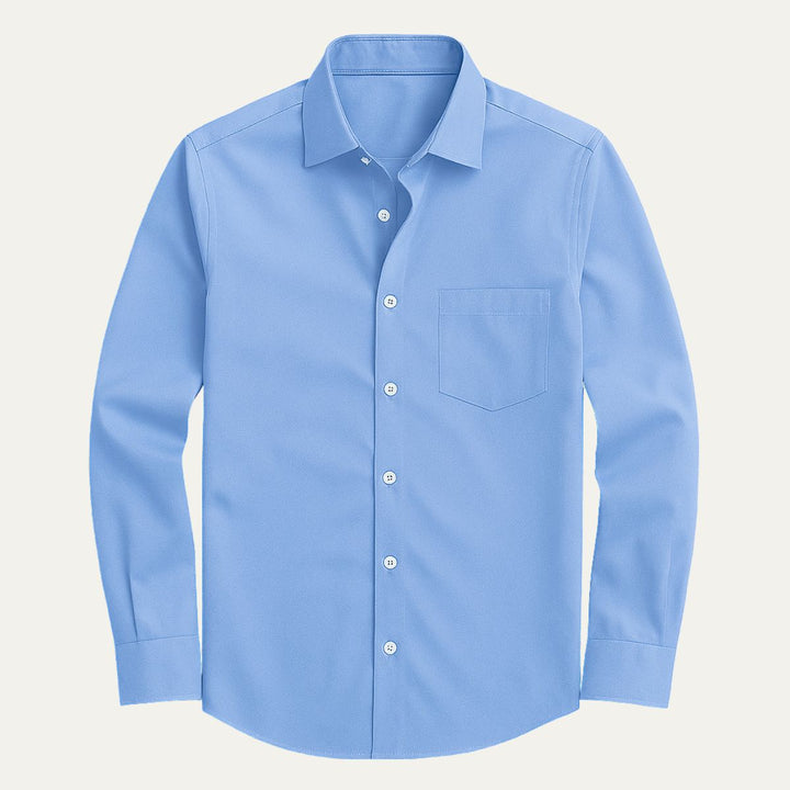Camicia uomo formale slim fit lucida