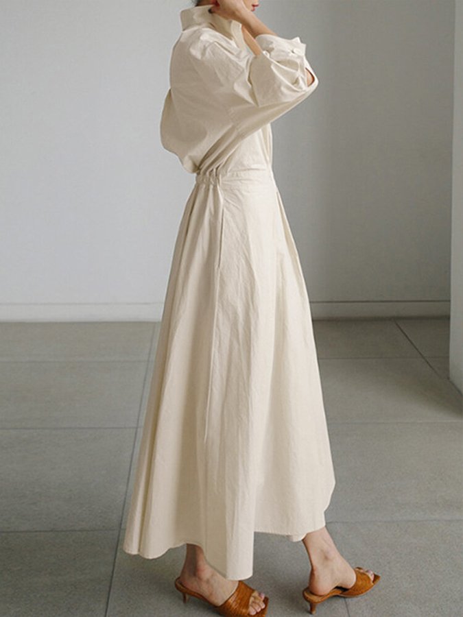 Elegante Abito Maxi Donna Lungo Fluente