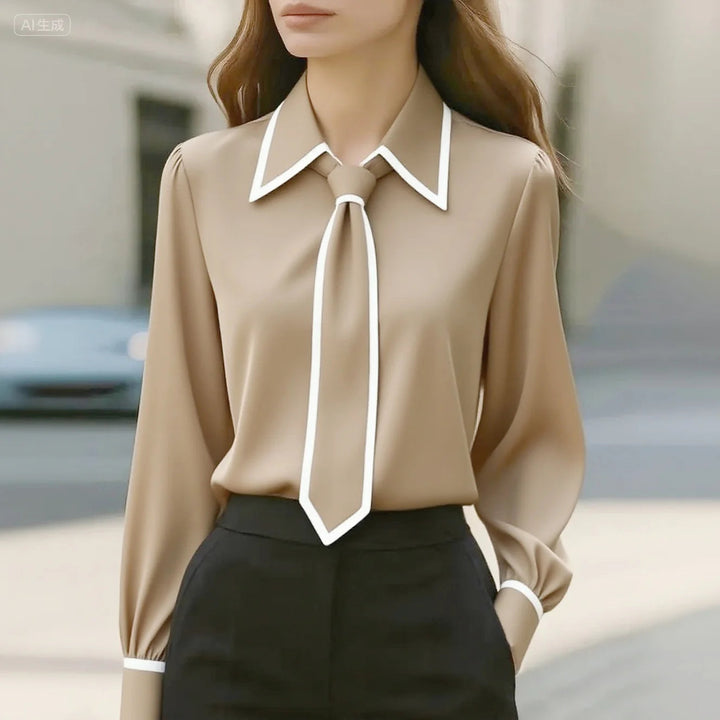 Camicia donna elegante manica lunga