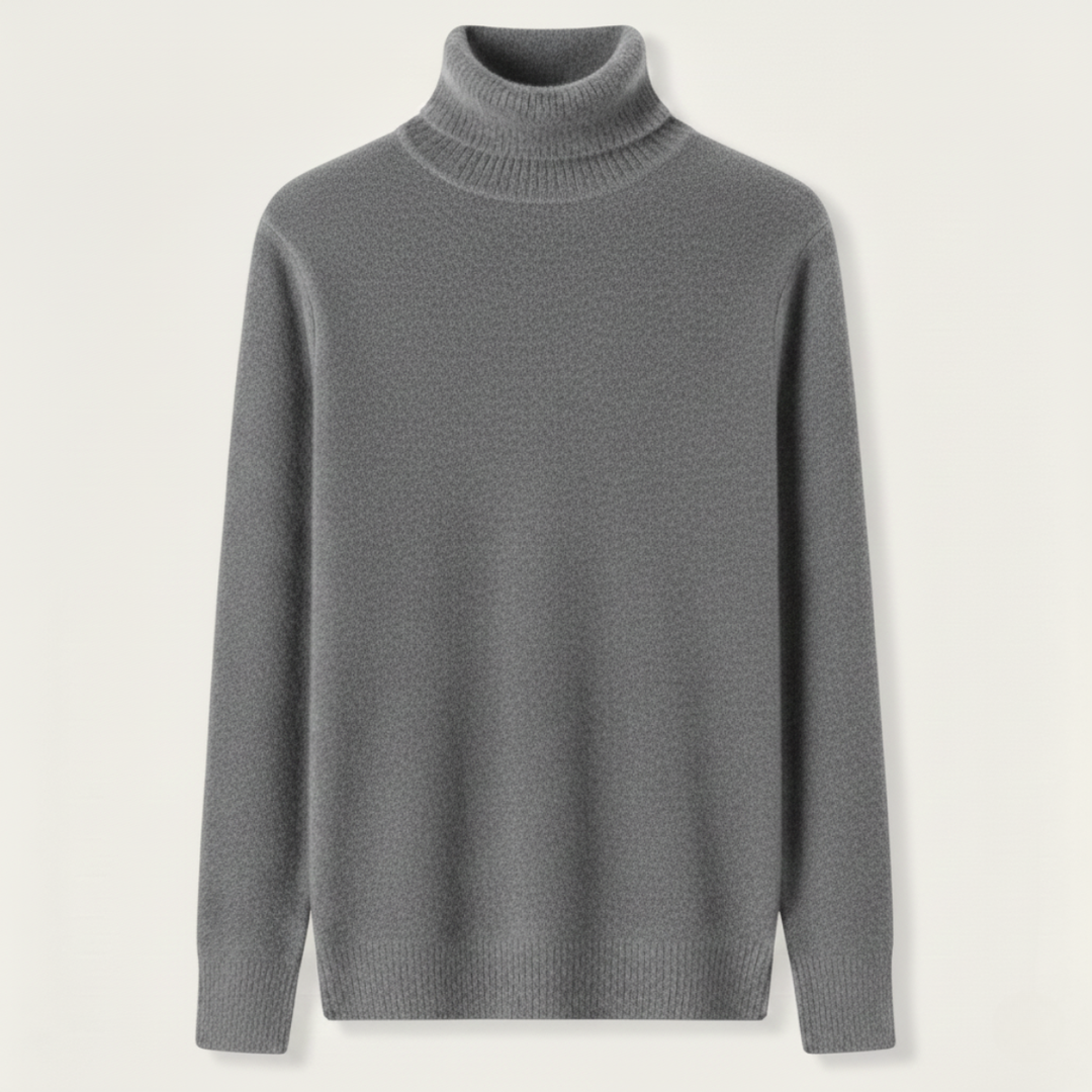 Maglione Uomo Girocollo Dolcevita Morbido Vestibilità Relaxed