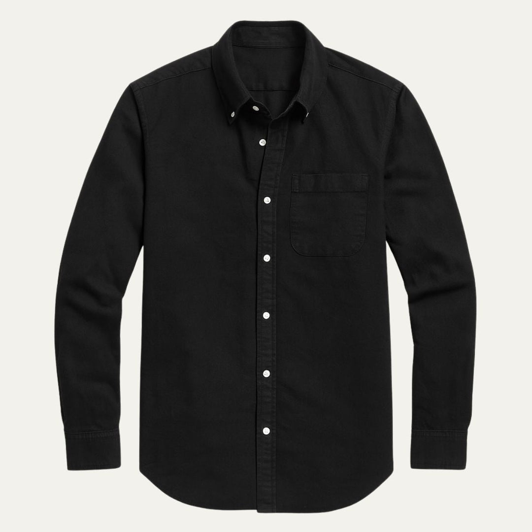 Camicia uomo jeans cotone stile casual