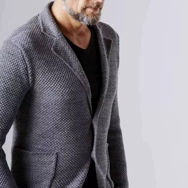 Blazer Uomo Sartoriale in Cotone e Poliestere