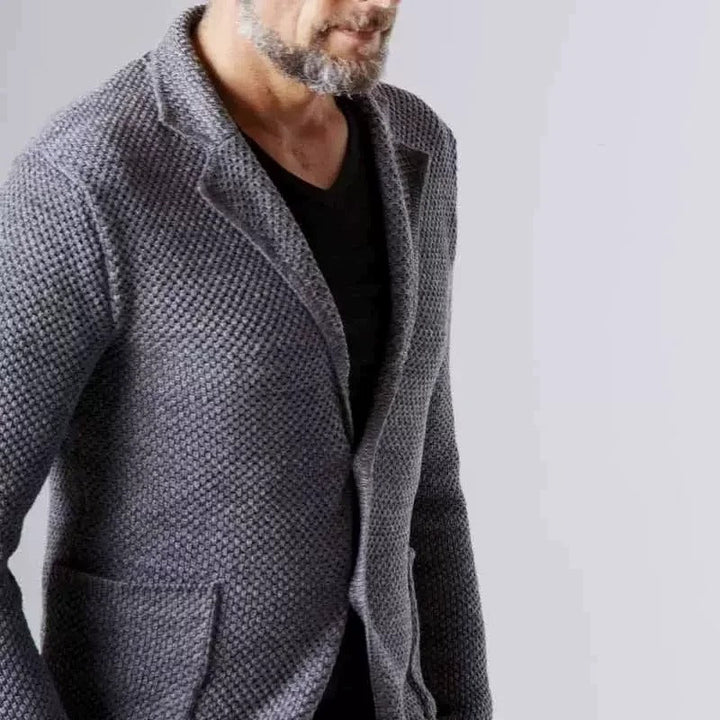 Blazer Uomo Sartoriale in Cotone e Poliestere