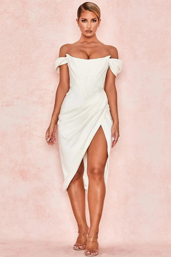 Elegante Abito Midi Lexana Donna Raffinato